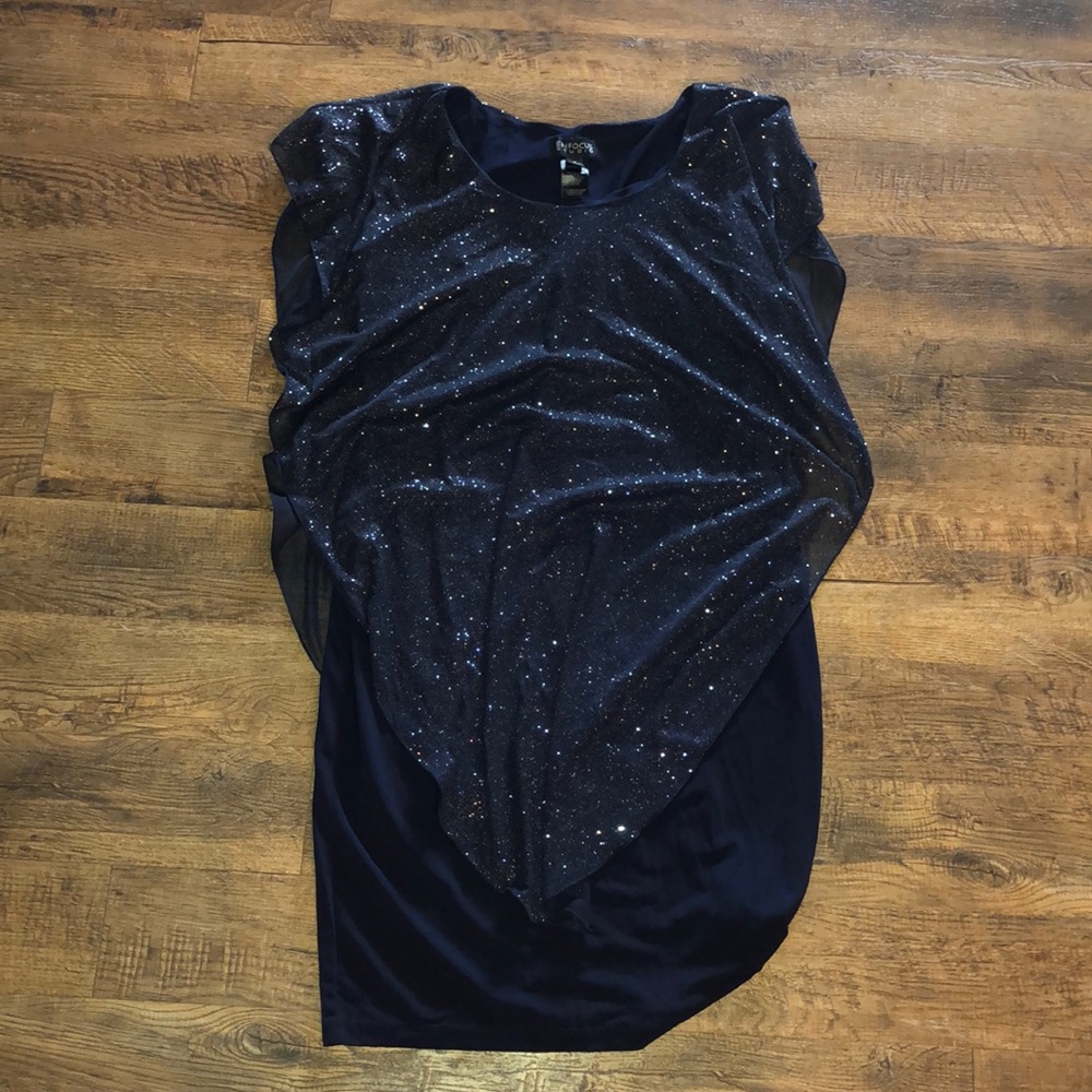 Gorgeous Navy blue Sparkling Dress